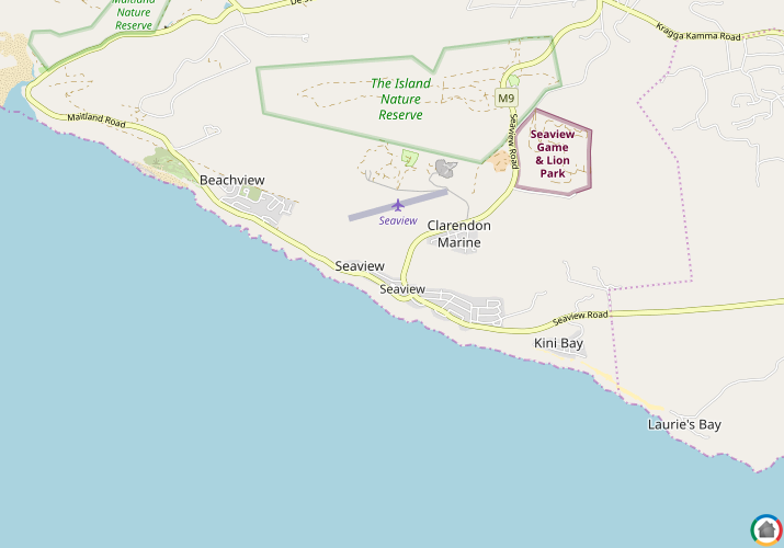 Map location of Clarendon Marine